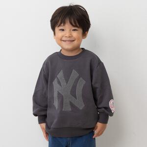 ベビーザらス限定　ＭＬＢ ビックロゴトレーナー(グレー×90cm)