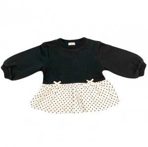 sophitica 裏毛裾フリル切り替えトレーナー ブラック&times;90cm ベビーザらス限定