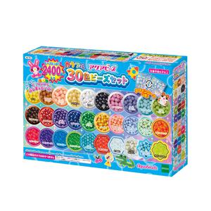 アクアビーズ カラフル30色ビーズセット