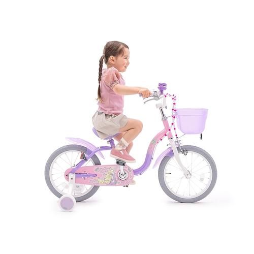 16インチ 身長98～116cm 子供用自転車 ディズニープリンセス ラプンツェルS 女の子 かわいい ピンク 3歳 4歳 補助輪付き自転車 人気 キャラクター トイザらス限定