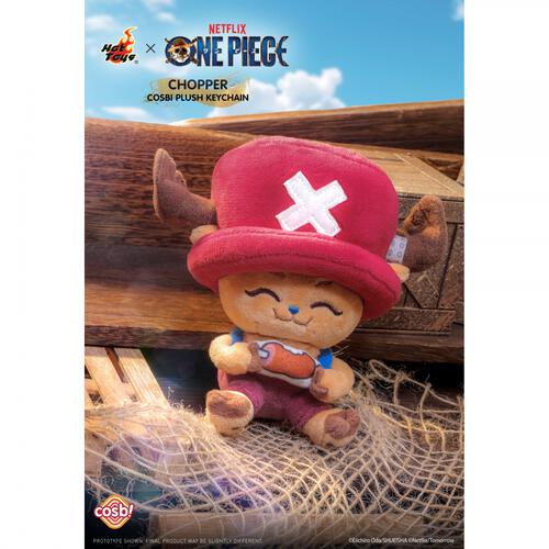 【ホットトイズ・ZAKKA】コスビ・ぬいぐるみキーチェーン Netflixシリーズ「ONE PIECE」チョッパー【種類ランダム】