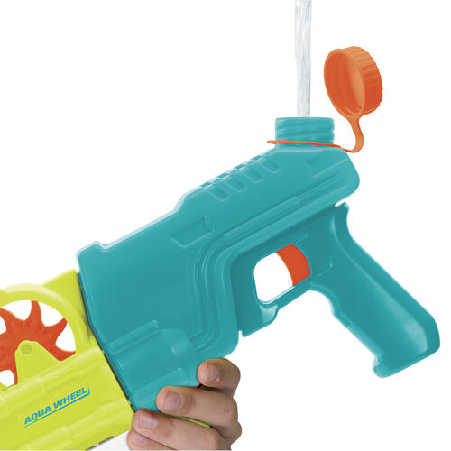 ウォーターウォリアー アクアホイール 350ml 飛距離7ｍ【種類ランダム】水鉄砲 水遊び トイザらス限定