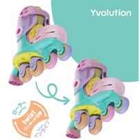 ツイスタスケート レインボーL（17.5～21.5cm）トイザらス限定 クリスマスプレゼント 4歳 5歳 6歳