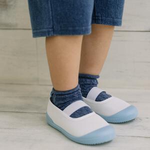 上履き メッシュ ブルー&times;16cm 