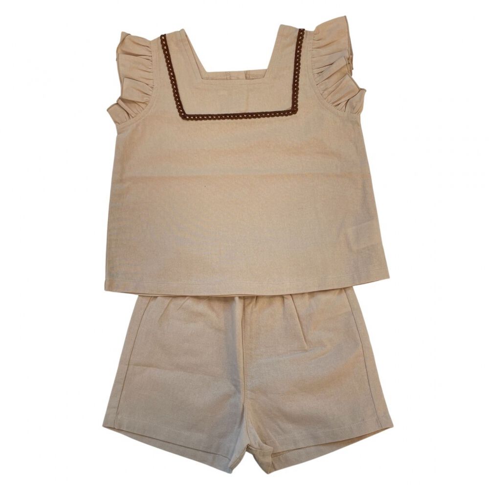 sophitica 無地セットアップ ベージュ×90cm | マタニティ・ベビー用品