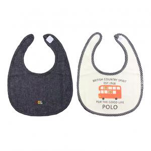 POLO BCS スタイ2枚組  ロゴ×バス ブルー