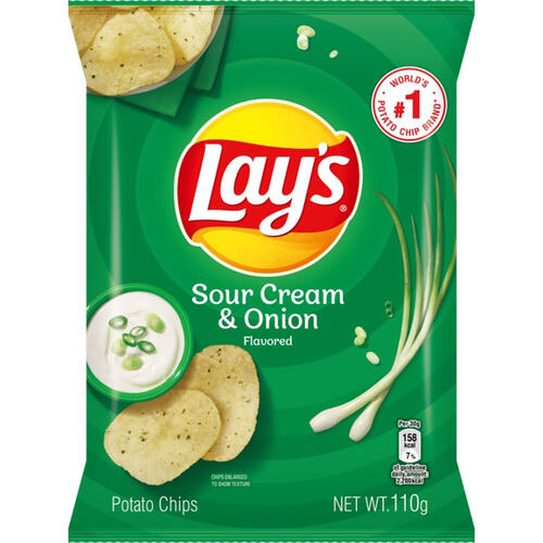 レイズ ポテトチップス サワークリーム＆オニオン味 110g じゃがいも スナック お菓子