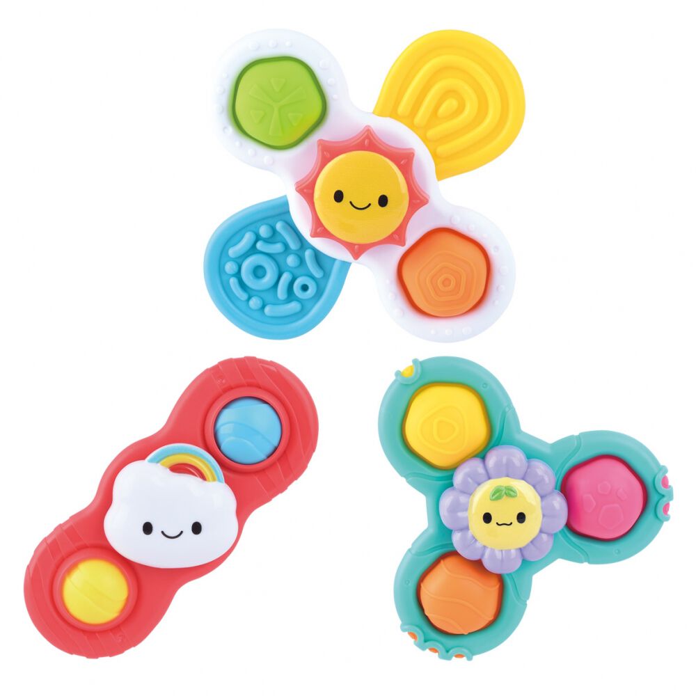 プレイポップ ピタッとくっつく！ くるくるスピナーセット ベビーザら