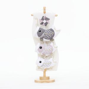 【室内鯉のぼり】鯉飾り 滝登り 白・台付 端午の節句 男の子 こいのぼり おしゃれ 吊るし飾り 五月人形 トイザらス・ベビーザらス限定 メーカー直送】