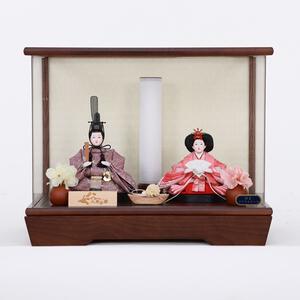 【雛人形】ケース飾り 親王飾り「花小紋アクリル」ひな人形 ひな祭り お雛様 おしゃれ トイザらス・ベビーザらス限定【メーカー直送】