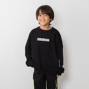 BEYBLADE X 長袖トレーナー 前後シールプリント ベイブレード エックス ブラック×130cm ベビーザらス限定