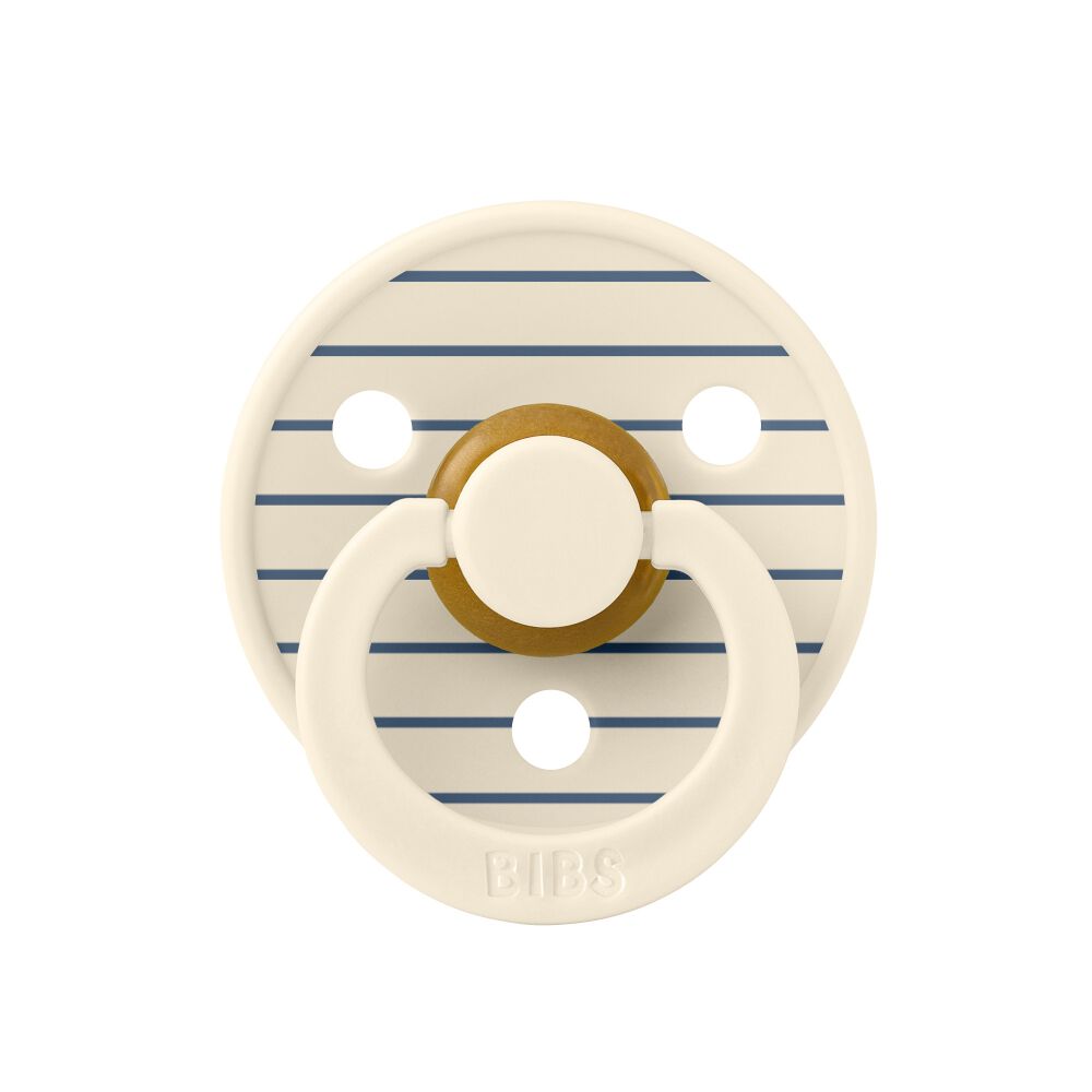 BIBS ビブス おしゃぶり カラー 1パック サイズ1 (ピンアイボリー