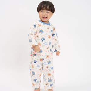 ANPANMAN アンパンマン ニットキルトパジャマ 総柄 アイボリー&times;90cmベビーザらス限定