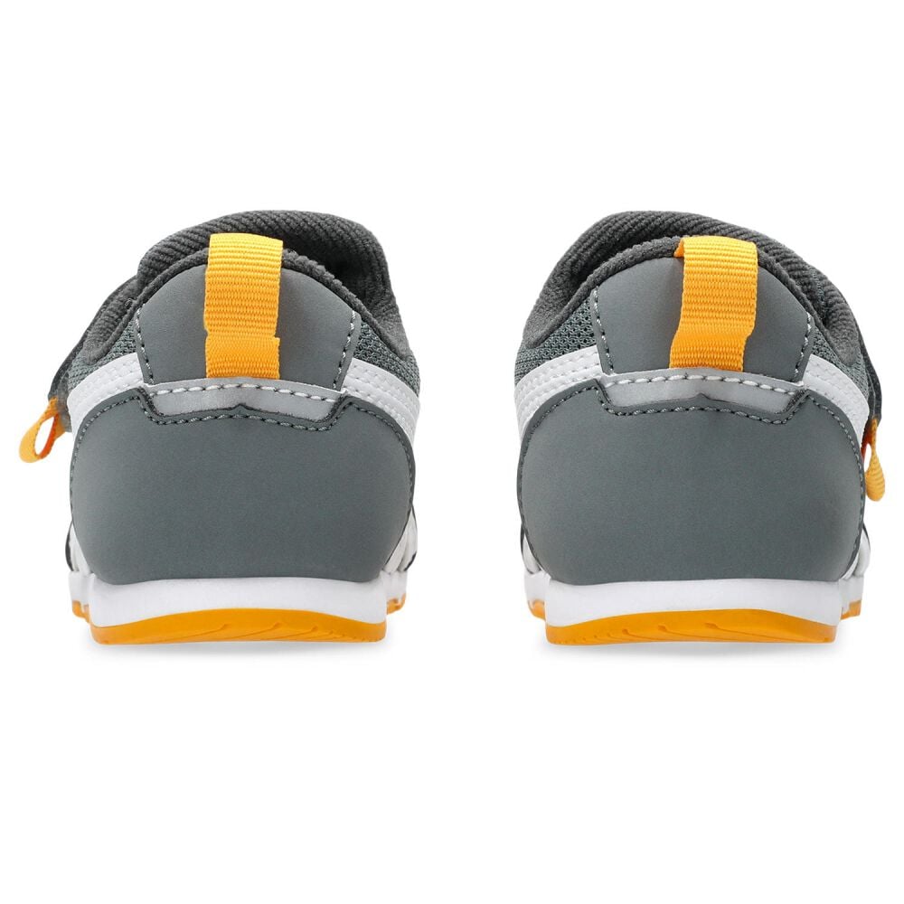 アシックス スクスク アイダホベビー KT-ES 5 ダークグレーxホワイト