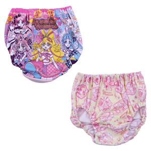 キミとアイドルプリキュア ラメ使い2枚組ショーツB ピンク&times;100cm