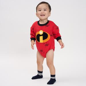 ディズニー 長袖さがらボディスーツ ドッカン Ｍｒ．インクレディブル(レッド&times;80cm) ベビーザらス限定