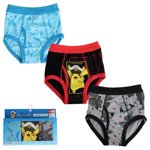 ポケモン 3枚組ブリーフ ブルー×110cm