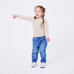 POLO BCS 長袖ボーダーＴシャツ ブラウン&times;80cmベビーザらス限定