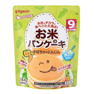 ピジョン お米のパンケーキ かぼちゃ＆にんじん【離乳食 ベビーフード】 【9ヶ月～】