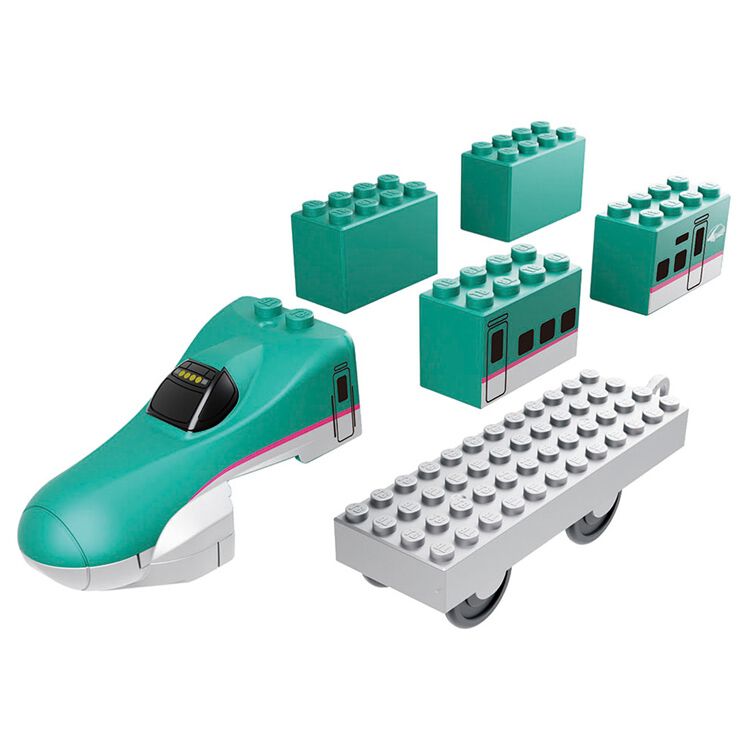 予約受付商品】トミカ・プラレールブロック E5系新幹線はやぶさ【出荷