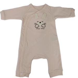 ストレッチカバーオール ウサギ(ピンク×60-70cm)