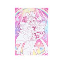 B6ボリュームたっぷりぬりえ キミとアイドルプリキュア