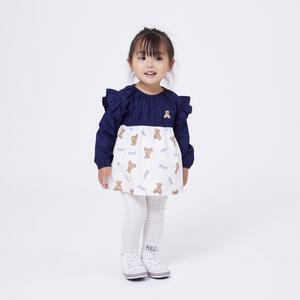 POLO BCS レギンス付フリルロンパース オフホワイト&times;70cm ベビーザらス限定