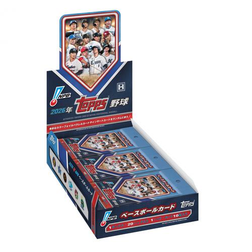 【予約受付商品】2026 TOPPS NPB ベースボールカード ボックス【出荷予定日：2026年6月12日】