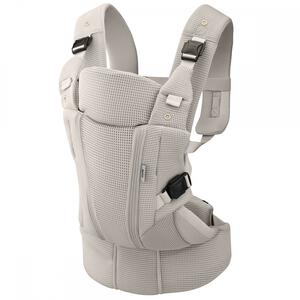 Aprica アップリカ ラクリス AB (ホワイトアッシュ) 抱っこ紐 新生児タテ対面抱っこ タテ対面抱っこ 前向き抱っこ おんぶ 腰らくサポート 簡単装着 生後14日後～3歳頃まで