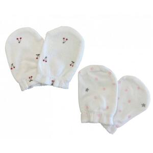 新生児パイルミトン チェリー×ドット ベビーザらス限定