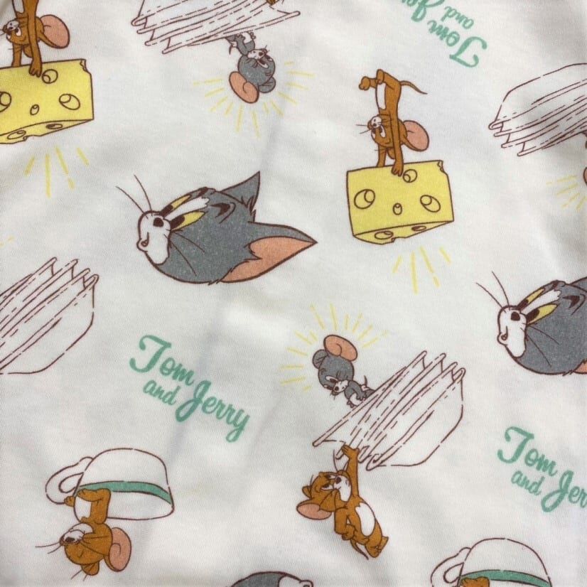 TOM and JERRY トムとジェリー 新生児2WAYドレス スタイ付き ジェリー