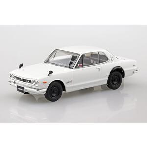 楽プラ スナップキット 1/32 ニッサン C10 スカイライン 2000GT-R (ホワイト)