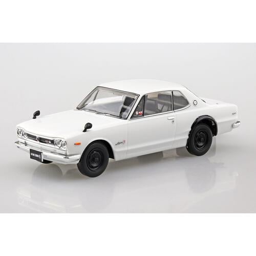 楽プラ スナップキット 1/32 ニッサン C10 スカイライン 2000GT-R (ホワイト)