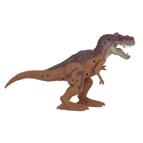 恐竜ライト＆サウンド 動作に反応！動く！吠える！ティーレックス クリスマスプレゼント 3歳 4歳 5歳