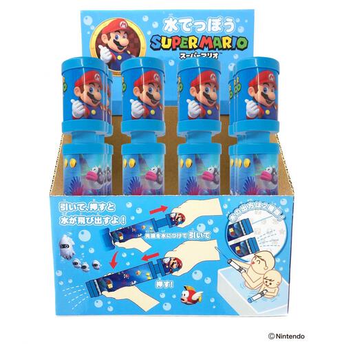 スーパーマリオ シリンジ式水鉄砲 ウォーターガン 水遊び