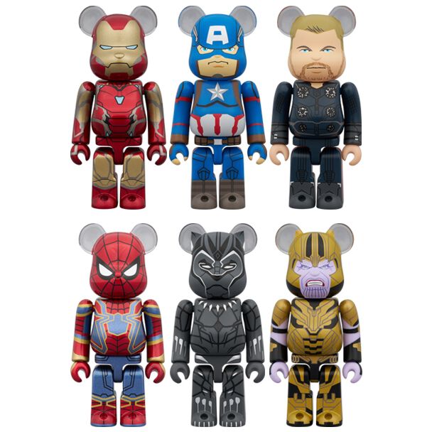 BE＠RBRICK CHASE MARVEL INFINITY SAGA【種類ランダム】 | おもちゃ