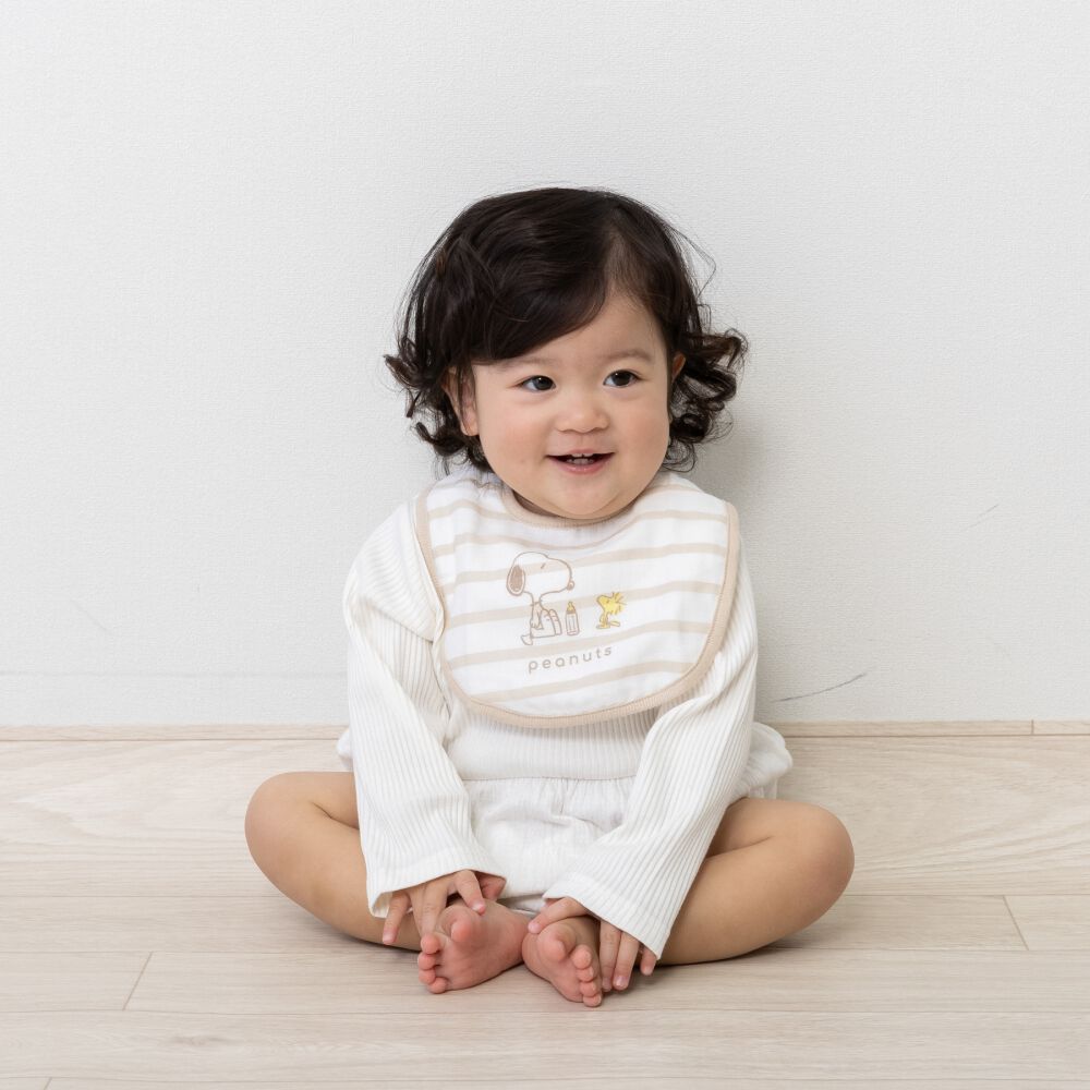 SNOOPY スヌーピー スタイ 2枚組 ダブルガーゼ ベビーザらス限定