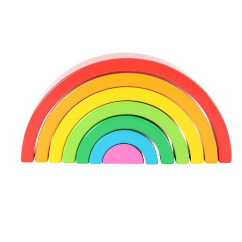 木製レインボースタッカー トイザらス限定 クリスマスプレゼント 2歳 3歳 4歳