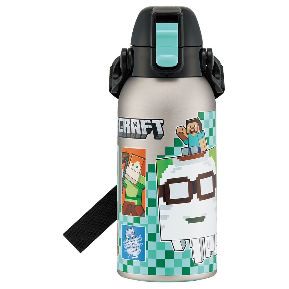 ダイレクトボトル 600ml マインクラフト マイクラ 水筒 おでかけ 遠足