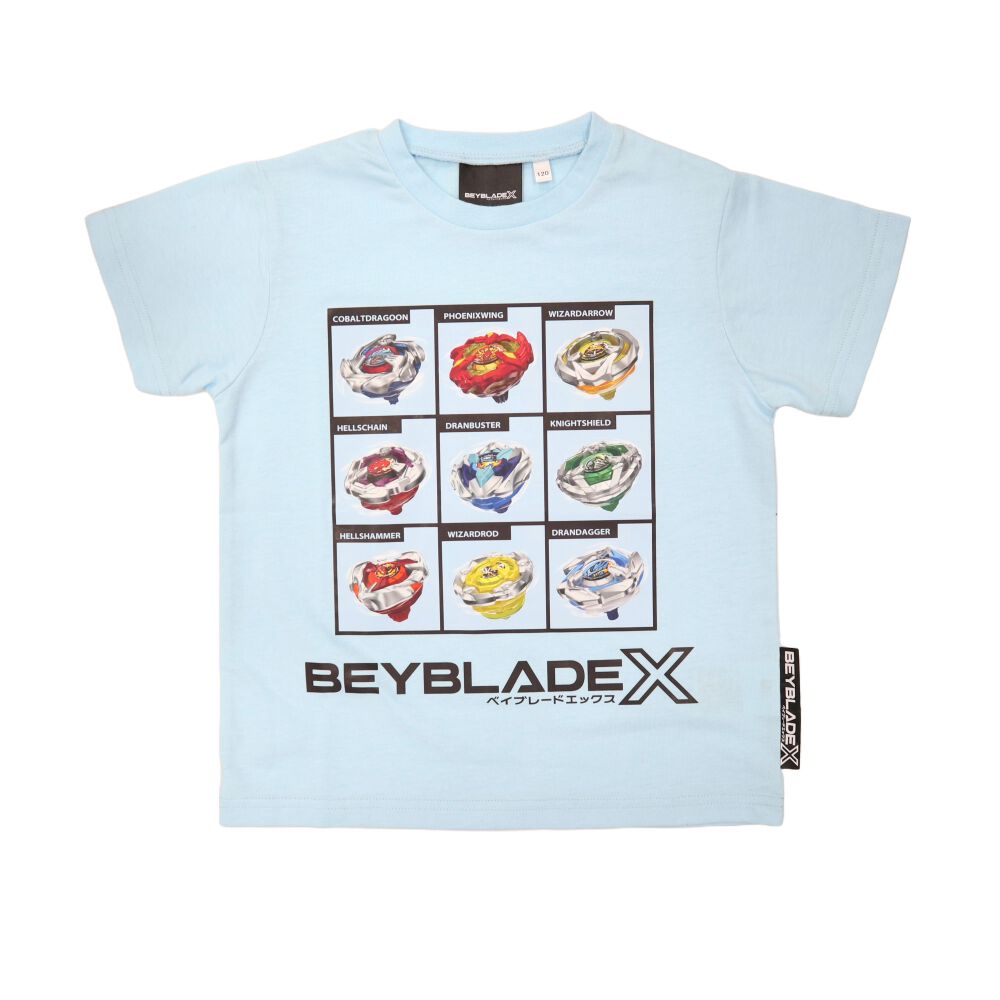 BEYBLADE X ベイブレードエックス 半袖Tシャツ ボックスアート