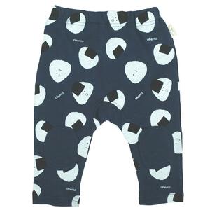 モンキーパンツ インレイ おにぎり ネイビー&times;80cm