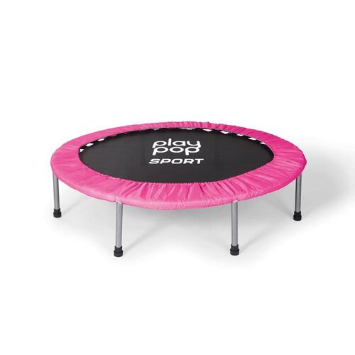 プレイポップスポーツ 48インチ（約122cm）折りたたみトランポリン リバーシブルカバー（ブルー/ピンク） 子供 トイザらス限定 クリスマスプレゼント 6歳 7歳 8歳