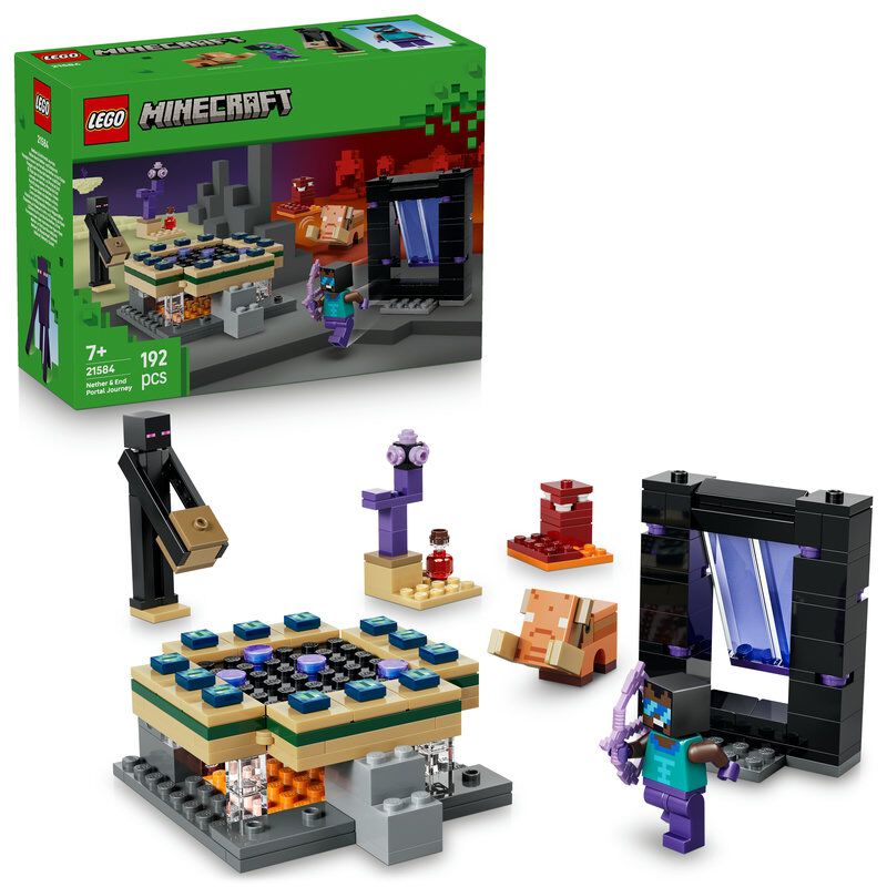 オンライン限定価格】レゴ LEGO マインクラフト ネザーとエンド