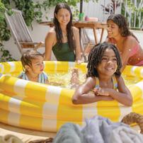 インテックス INTEX ビニールプール レモンプール 147cm  赤ちゃん 小さい 円形 2歳から