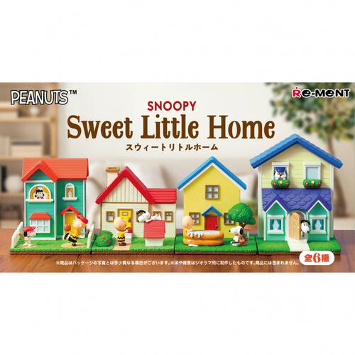 SNOOPY Sweet Little Home スヌーピー【種類ランダム】リーメント フィギュア