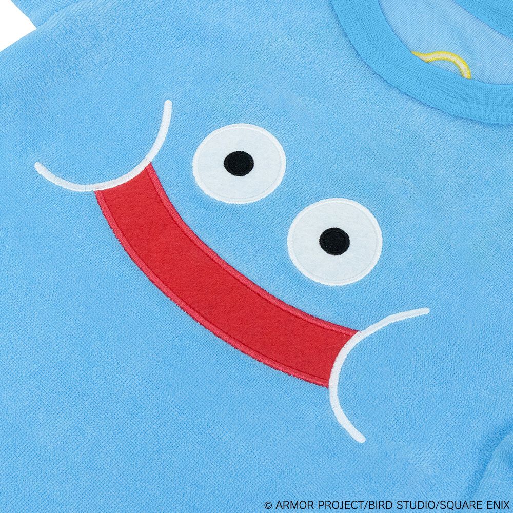 ドラクエベビー＆キッズ パイル半袖ボディスーツ キングスライム