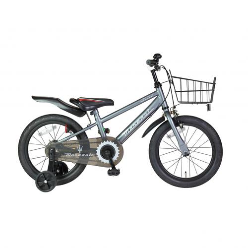 16インチ 身長100～115cm 子供用自転車 マセラティキッズ  スモークグレー MASERATI KIDS16SS－TZ トイザらス限定 補助輪付き自転車 3歳