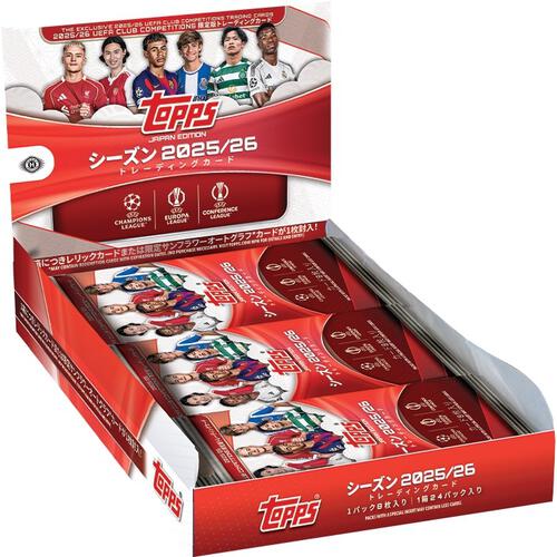 Topps UEFA ジャパンエディション2026 Japan Hobby パック | おもちゃ 