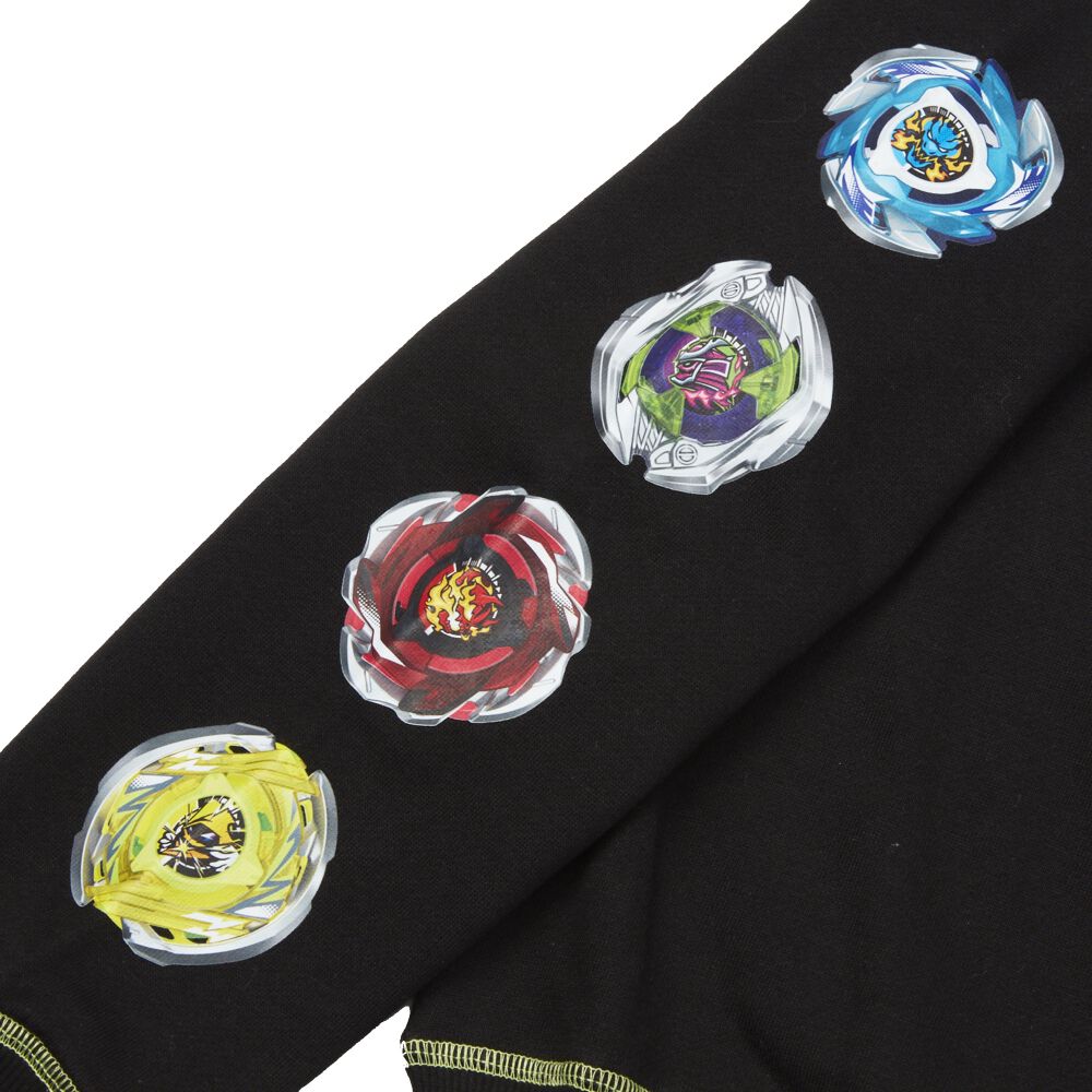BEYBLADE X 長袖パーカー ベイブレード エックス ブラック×150cm