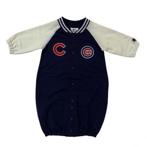 MLB スタジャン風ドレスオール  カブス ネイビー×50-70cm ベビーザらス限定